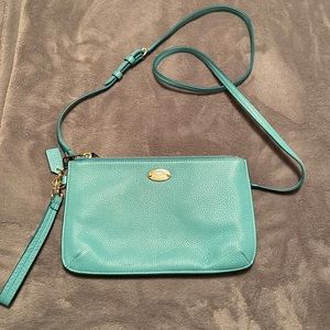 Coach Crossbody Purse Teal